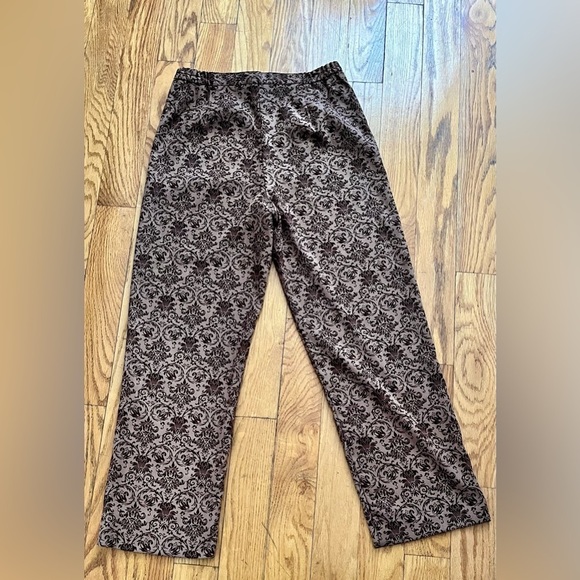 First Option Petites Size 10P Brown Business Casual Pants Boho Chic Vintage Gift - Picture 7 of 7